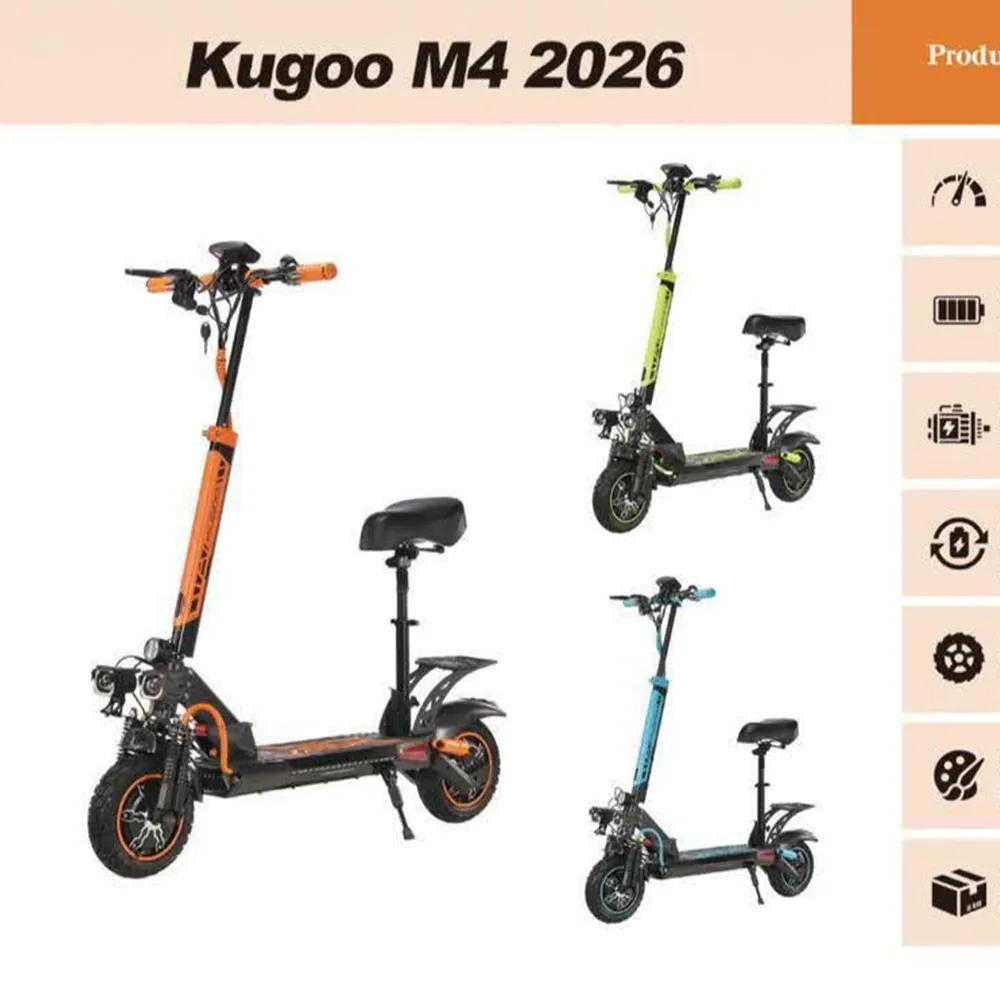 اسکوتر برقی صندلی دار دو موتوره Kuggoo m4 pro 2026